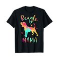 thumbnail image 1 of Beagle Mama Colorful Beagle Gifts Dog Mom T-Shirt Unisex S-5XL Hot Trending Shirt, Vintage Birthday Gift, 1 of 2