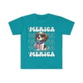 thumbnail image 1 of Beagle 'Merica Patriotic T-Shirt Cute Beagle 4th of July Top Beagle Mama, 1 of 2