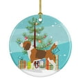 thumbnail image 1 of Beagle Merry Christmas Tree Ceramic Ornament, 1 of 3