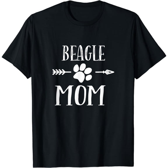 Beagle Mom Funny Dog Lovers Women Owners Funny Cute T-Shirt
