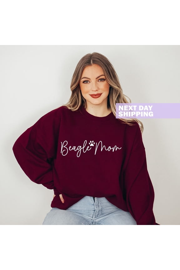 Beagle Mom Sweatshirt, Beagle Mom Shirt for Mothers Day Gift, Beagle Mom Shirt for Dog Mom, Beagle Shirt, Beagle Lover Sweat, Pet Lover Gift Tshirt All Size S-5XL