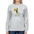 thumbnail image 1 of Beagle On Penny Farthing. Sweatshirt Women -Fab Funky Designs, Female 4X-Large, 1 of 4