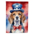 thumbnail image 1 of Beagle Patriotic Garden Flag 11.25 in x 15.5 in, 1 of 5