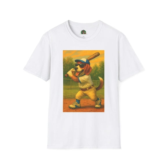 Sports Beagle Baseball T-Shirt