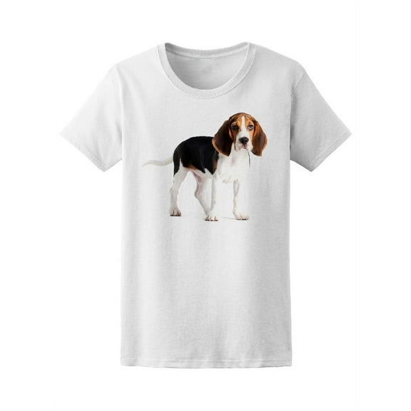 Beagle Puppy Portrait T-Shirt Women -Image by Shutterstock, Female x-Large