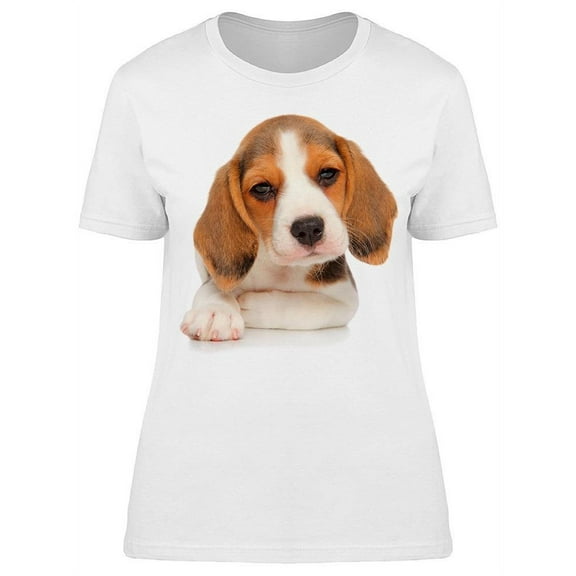 Beagle Puppy Up Close T-Shirt Women -Image by Shutterstock, Female x-Large