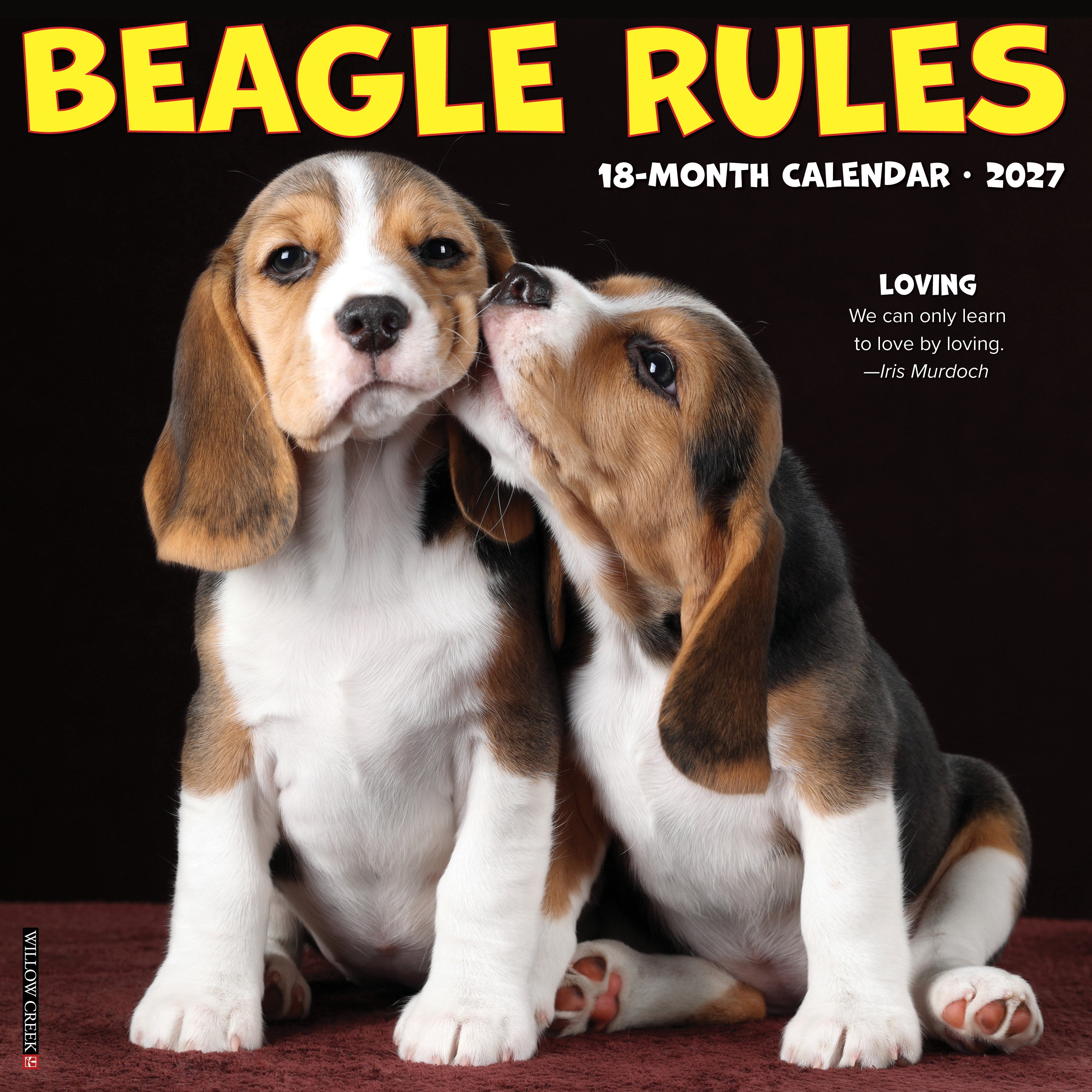 Willow Creek Press, Beagle Rules 2027 Wall Calendar