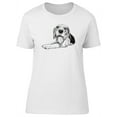 thumbnail image 1 of Beagle Sketch, Cute Dog Tee Women's -Image by Shutterstock, 1 of 2