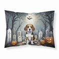 thumbnail image 1 of Beagle Spooky Halloween Fabric Standard Pillowcase, 1 of 5