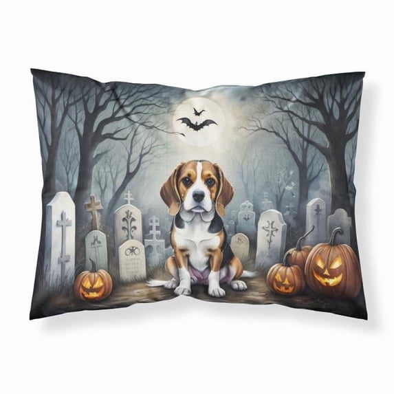 Beagle Spooky Halloween Fabric Standard Pillowcase
