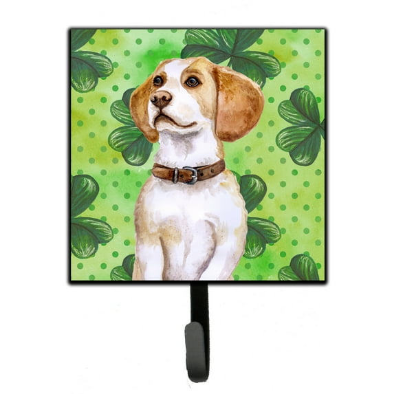 Beagle St Patricks Leash or Key Holder Green