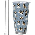 thumbnail image 1 of Beagle Tumbler 20oz Cute Dog Stainless Steel Insulated Tumblers with Lid and Straw Animal Travel Coffee Mug Wine Tea Cups Water Bottle Dogs Gifts for Women Dog Lover, 1 of 6