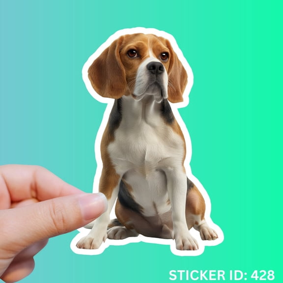 Beagle Usa Dogs Dad Beagle Silly Dog Puppy Sticker