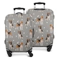 thumbnail image 1 of Beagle and Dog Footprints Luggage Cover Fashion Suitcase Cover Baggage Covers Fit 25-28 Inch Luggage (Go Travel), 1 of 5