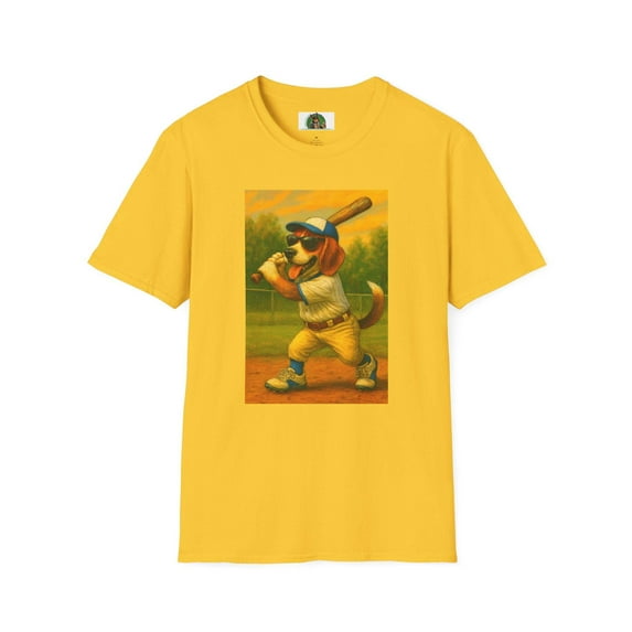 Sports Beagle Baseball T-Shirt