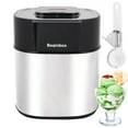 thumbnail image 1 of Beainbox 1.6 Qt Ice Cream Maker with Scoop, Yogurt Frozen Machine, LCD Screen & Timer, Silver, 1 of 11