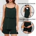 thumbnail image 1 of Beaisland 2 PCS Women's Maternity Nursing Pajamas Set Breastfeeding Sleepwear Camisole & Shorts Pregnancy Pjs, 1 of 7
