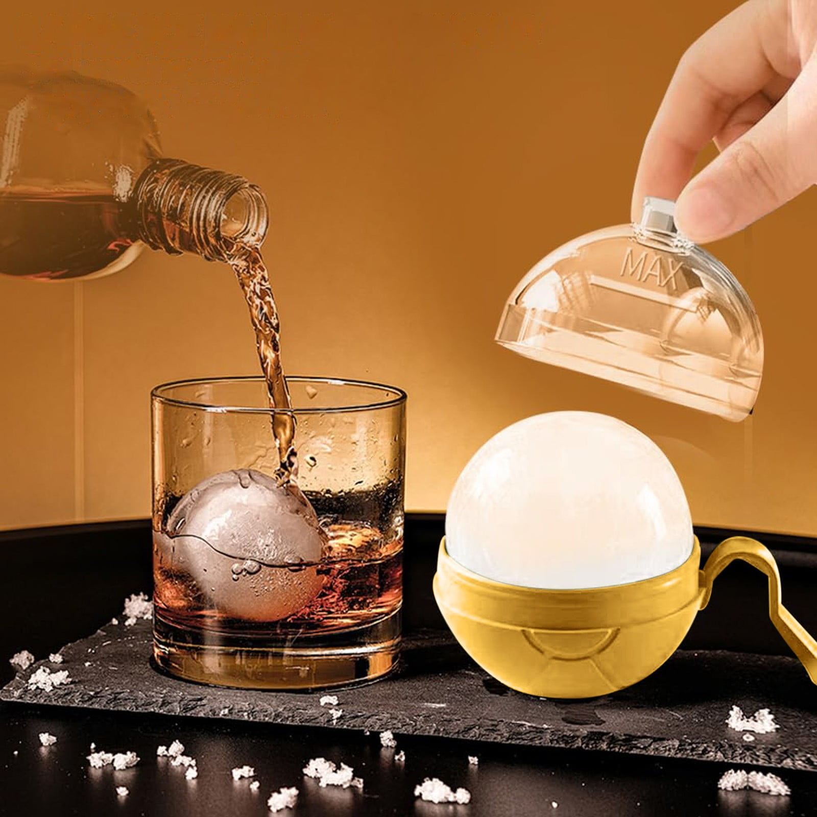 Beaker Ice Freezer Pod Storage Tray 2 Tablespoon Whip N Ice Icing Metal