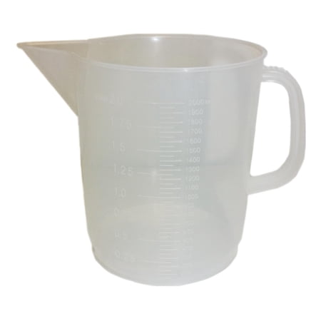 Beaker Jug Polypropylene, 2000ml Capacity.