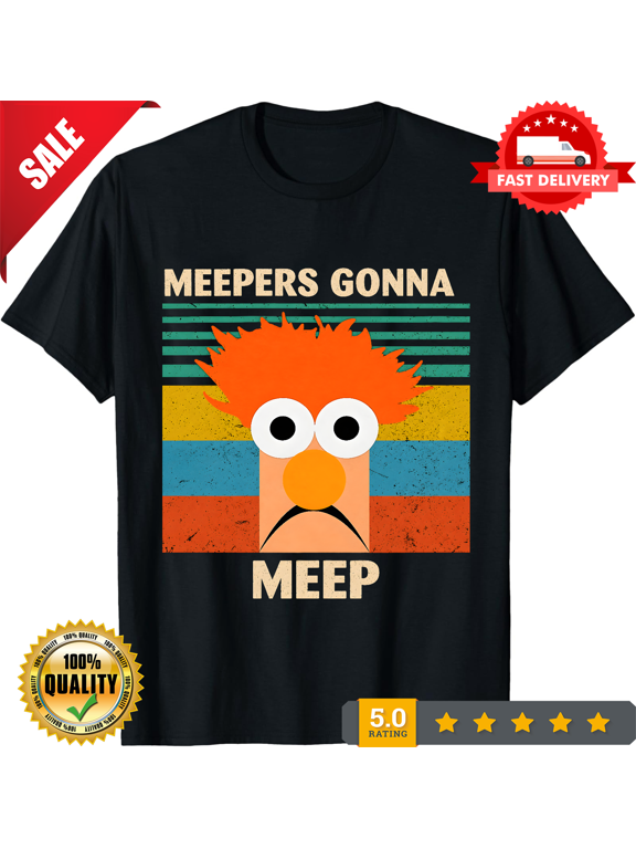 Beaker Muppet Meepers Gonna Meep Vintage T Shirt, NEW INSTOCK-TH85444
