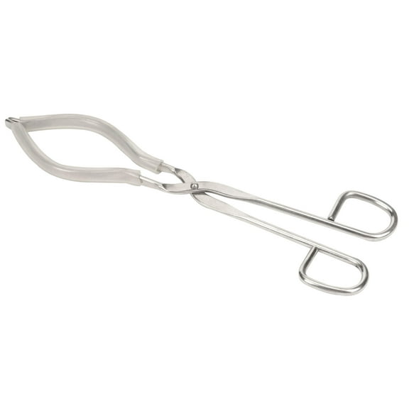 Beaker Tongs, 12.5" long - Silicon Covered Jaws - Stainless Steel - Eisco Labs