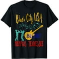 thumbnail image 1 of Beale Street Grooves Memphis Music Blues Rock Enthusiast T-Shirt, 1 of 3
