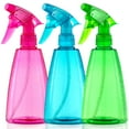 Bealee Spray Bottles 3Pack, 16 Oz, Mist & Stream, Plastic Water Spray