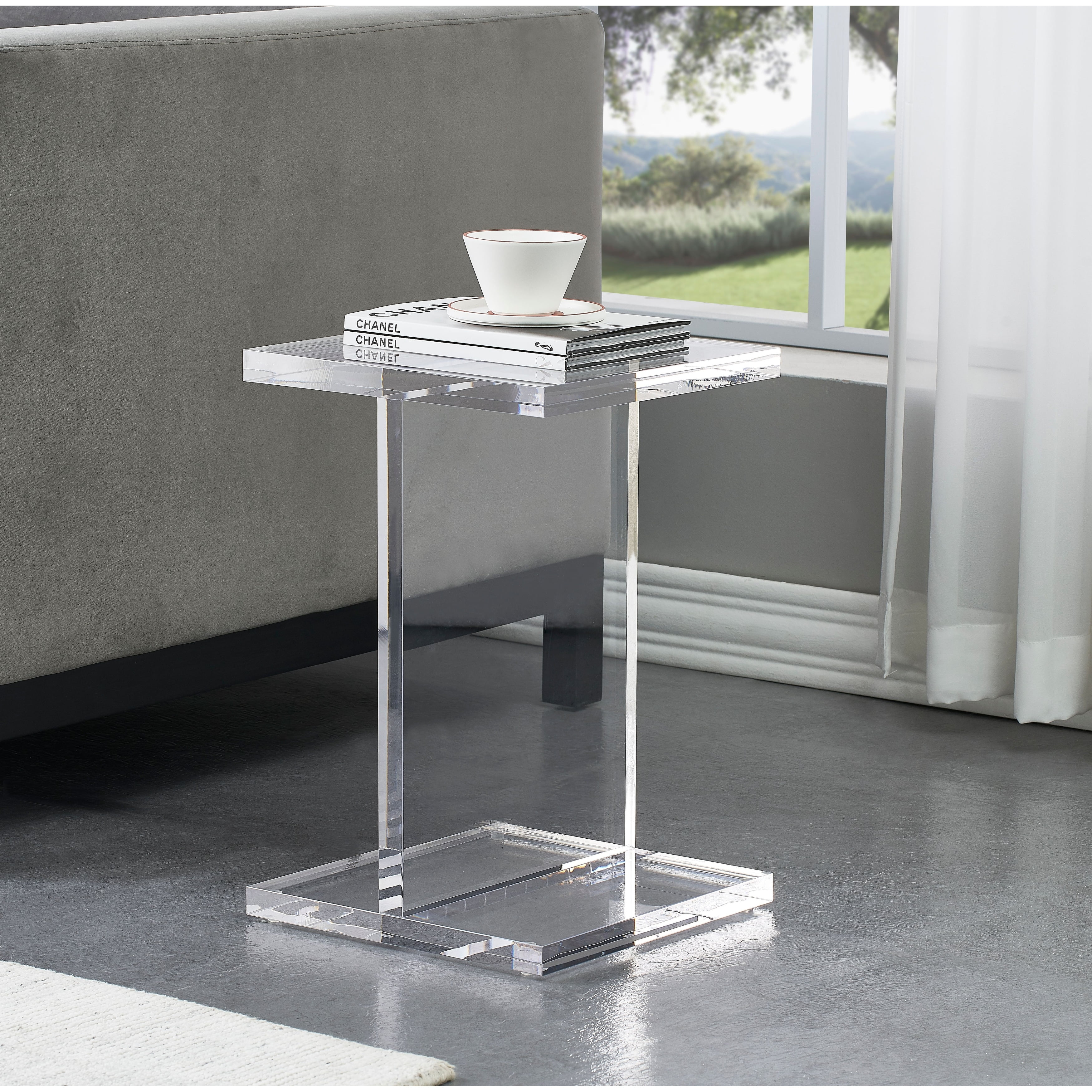 Beam Acrylic Side Table Walmart