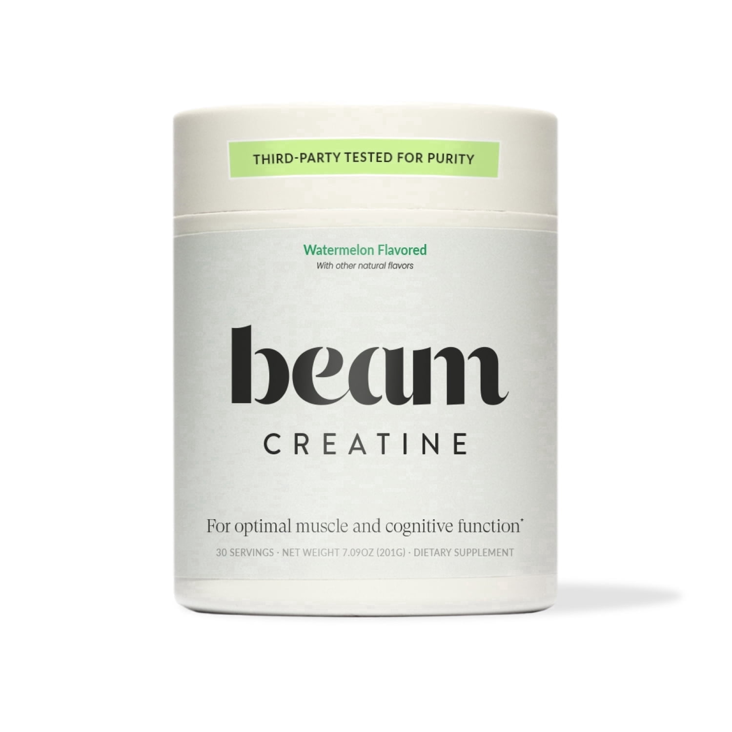 Beam Creatine Powder – Micronized, Third Party Tested Monohydrate for Strength & Recovery, Blue Raspberry