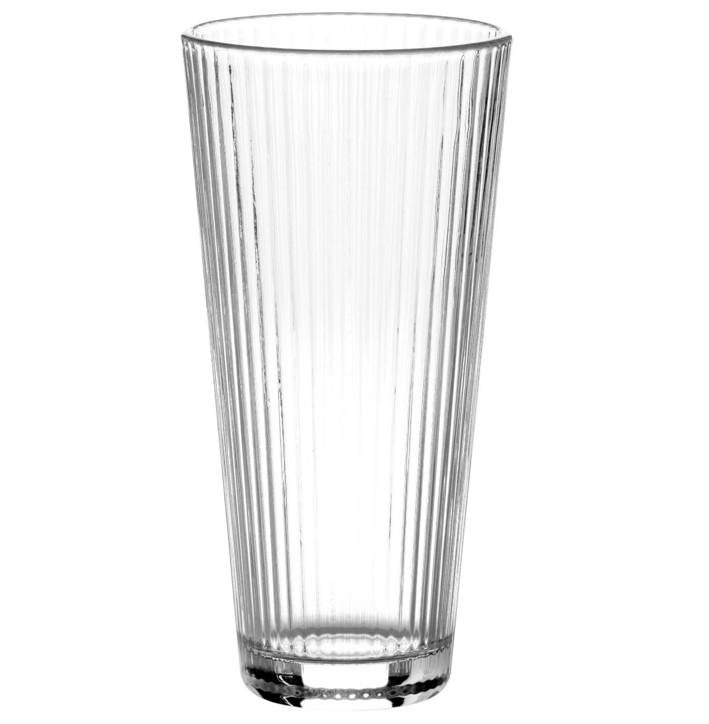 Beam Glass Tumbler, Clear Faceted Glass Water Juice Drinking Glass 13.5 ...
