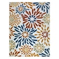 thumbnail image 1 of Beam Indoor/Outdoor Polypropylene Fabric Multi-Color Area Rug 8x10 ft & Rug Pad, 1 of 18