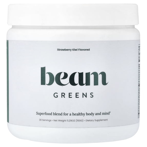 Beam Organics Greens, Strawberry Kiwi, 5.29 oz (150 g)