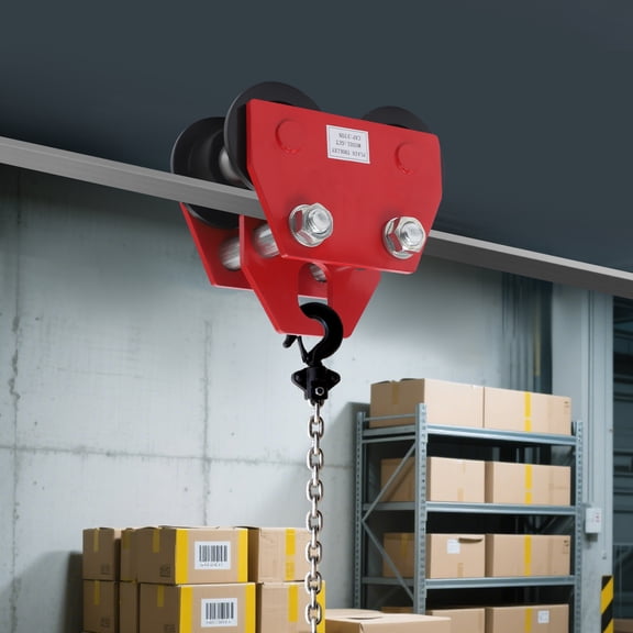 Beam Trolley, Manual Sliding Trolley, 3T Joist Trolley with Track Rollers