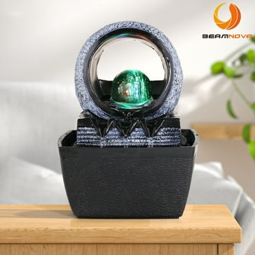 Beamnova 7.3" Indoor Tabletop Waterfall Fountain