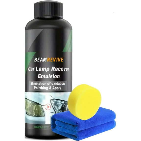 Beamrevive Headlight Cleaner, Head Light Restoration Spray, Headlight Cleaner and Restorer Kit(1Pcs)