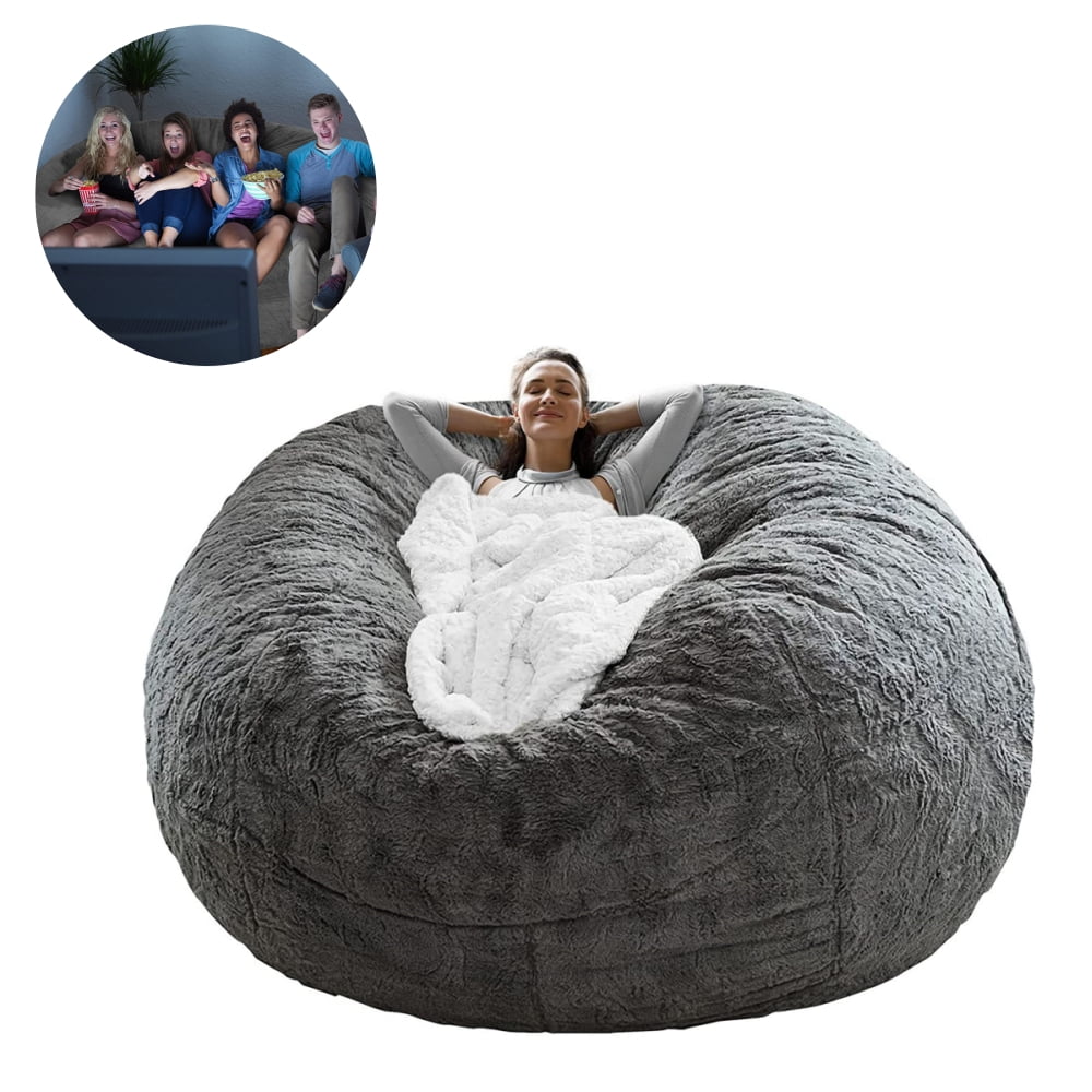 Bean Bag Chair 5ft Big Round Soft Bean Bag Chair Cover Adults Large