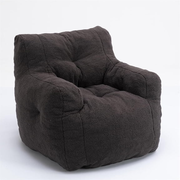 Bean Bag Chair,Bean Bag Sofa Chair with Armrests, Bean Bag Couch Stuffed High-Density Foam, Plush Lazy Sofa Chair, BeanBag Chair for Adults in Livingroom,Bedroom