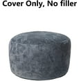 thumbnail image 1 of Bean Bag Chair Cover, Beanbag Chair Cover Round Soft Fluffy Faux Fur Beanbag Lazy Sofa Cover (No Filler), 1 of 6