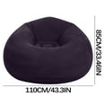 thumbnail image 1 of Bean Bag Chair, Foldable Flocking Inflatable Sofa, Outdoor Living Room Ultra Soft Lazy Sofa Couch Bean Bag Chair for Kids and Adults, 1 of 2