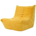thumbnail image 1 of Bean Bag Chair, Neche Floor Sofa Couch Chair for Teen Adults, Soft Cozy Tatami, Fireside Reading Chair for Living Room Bedroom - Yellow, 1 of 9