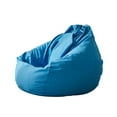 thumbnail image 1 of Bean Bag Chair Sofa Cover, Lazy Lounger High Back Large Bean Bag Storage Chair Cover Sack for Adults and Kids, BLue, 1 of 1