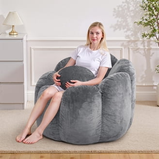 Chill Sack Bean Bag Chair, Memory Foam with Ultra Fur Cover, Kids