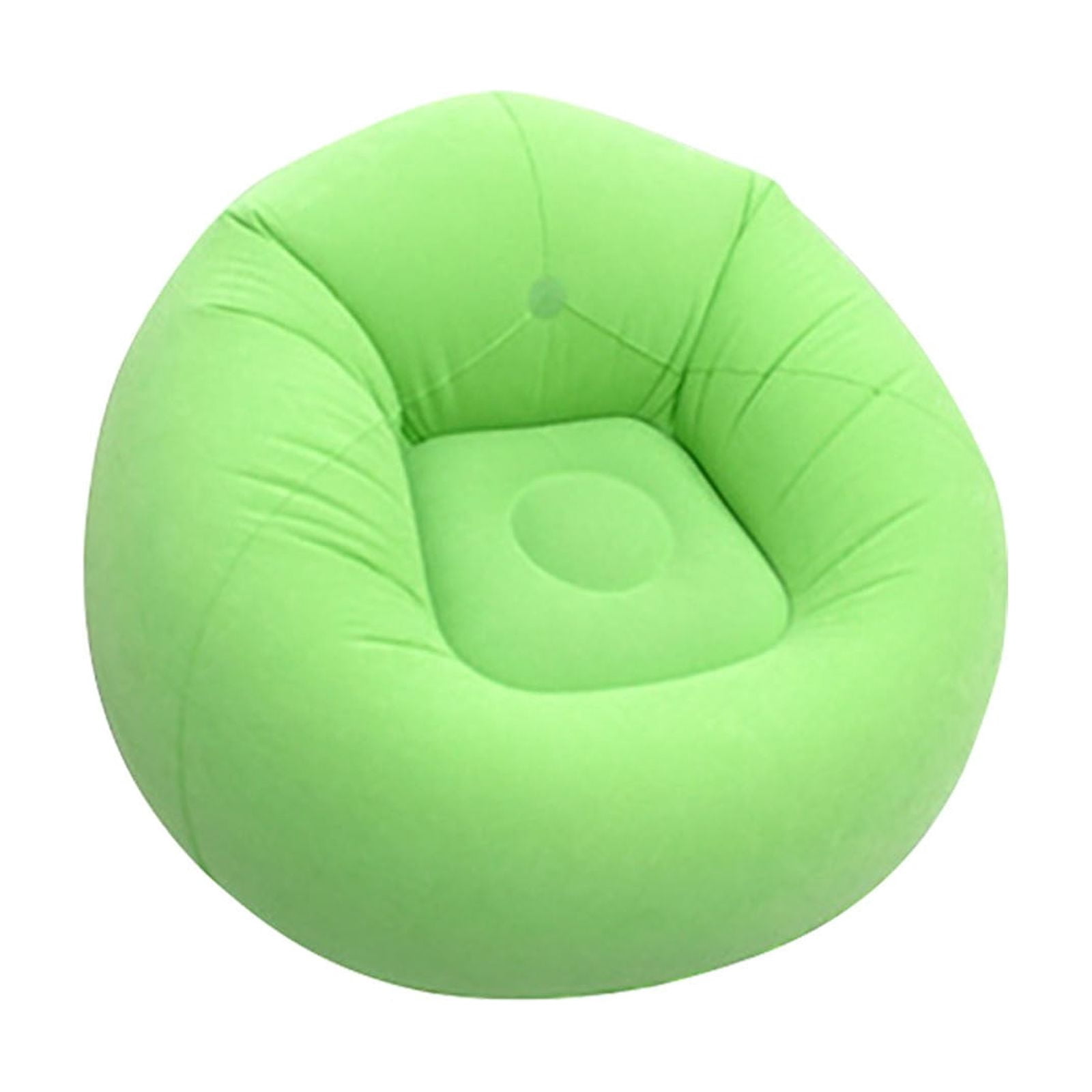 Bean Bag Chairs for Adults Inflatable Chairs with Air Pump,Blow up Couch Folding Portable Inflatable Couch Lazy Sofa for Reading Living Room Camping (Green) Ciozy