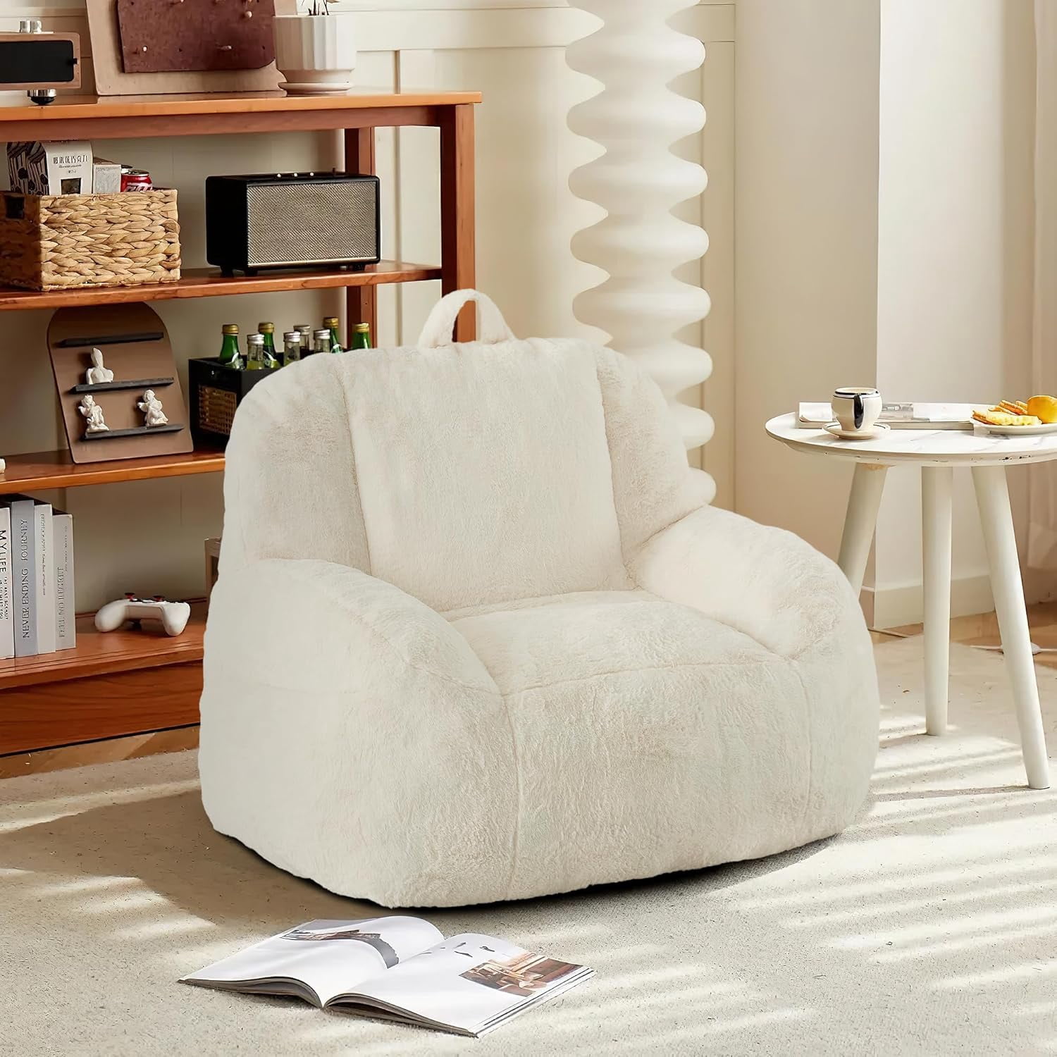 Bean Bag Chairs for or Adults Teens, Large Bean Bag Sofa Chairs with ...