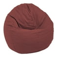 thumbnail image 1 of Bean Bag Chair - Eco-Friendly Organic Cotton Adult Large Bean Chair Filled with Polystyrene Beads and CertiPUR Foam - Made in USA, 1 of 7