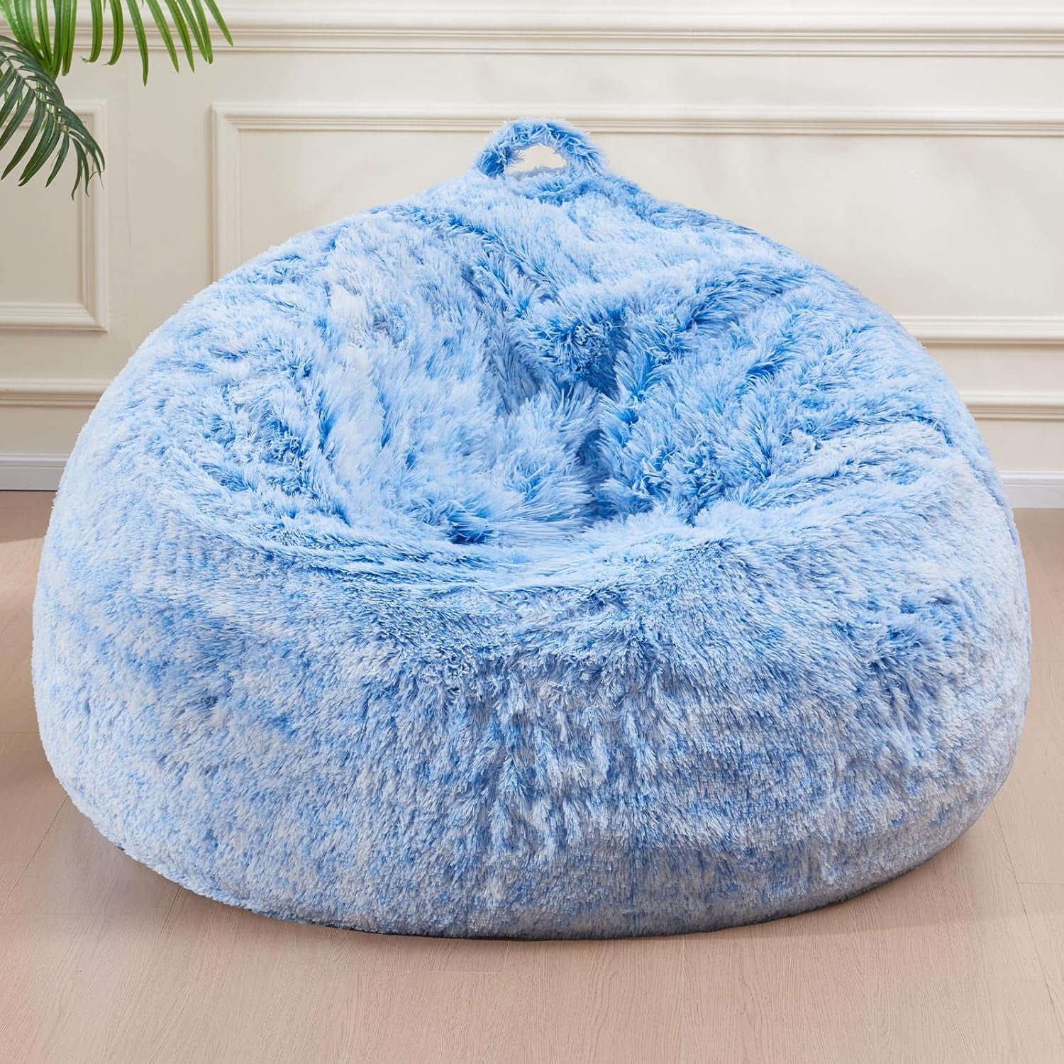 Bean Bag Covers Only, Fluffy Stuffed Beanbag Chair Covers No - Main Image