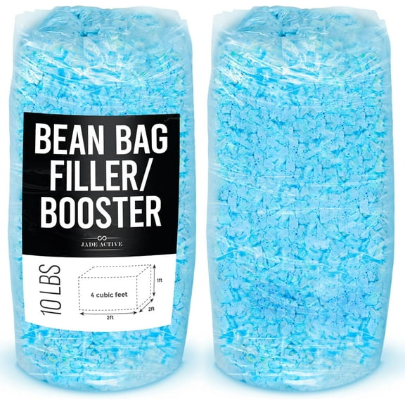 Bean Bag Filler, 10 LBS Premium Bean Bag Booster Shredded Memory Foam, Soft Stuffing for Dog Bed or Couch Cushion, Filling Even for Artwork