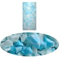 thumbnail image 1 of Bean Bag Filler, 5 Pounds Comfortable and Soft Shredded Memory Foam Filling with Gel, Blue & White BeanBag Stuffing for Various Pillows/Punching Bag/Couch Cushions/Pouf/Dog Bed, 1 of 8