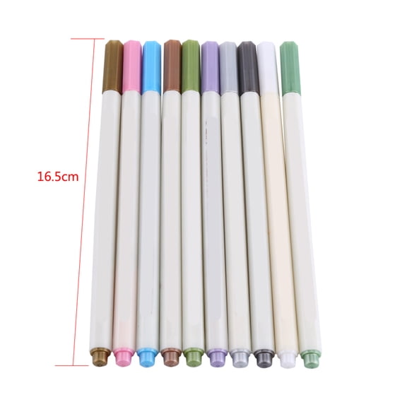 Bean Bag Filling Bar Spoon Pens New 10Pcs Album Photo Metallic Color Marker Pens Colorful Ink DIY Scrapbook Card Making, Color Pen, Color Pens, Colored Pen, Metallic Pen Kitchen Craft