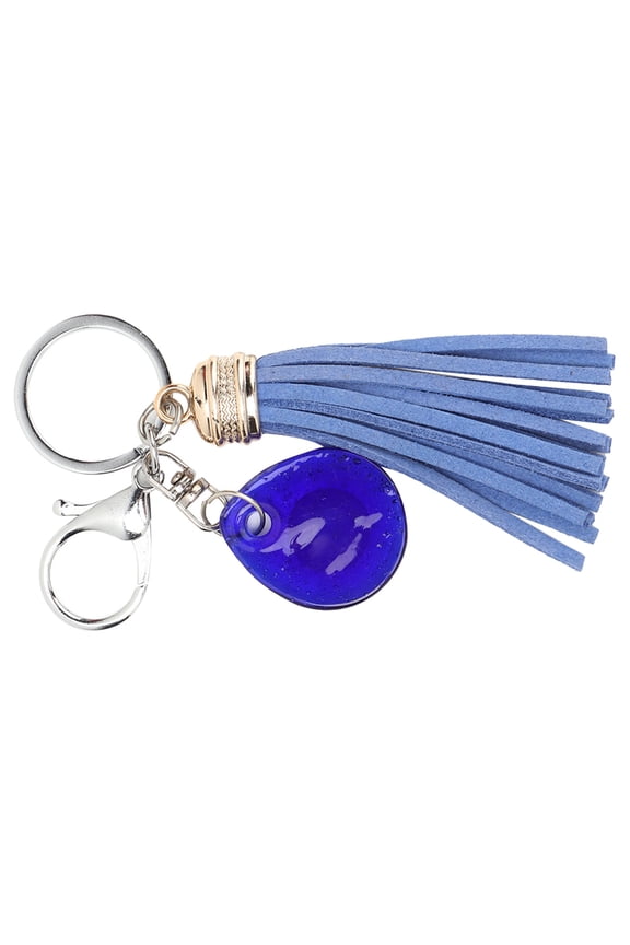 Bean Bag Filling Felting Tool Blue Evil Eye Glass Keychain Charm Pendant Amulet Blessing Home Protection, Turkish Glass Amulet, Turkish Blue Keychain, Blue Key Wool Craft
